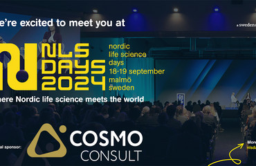 COSMO Life Science sponsrar NLS Days 2024 i Malmö